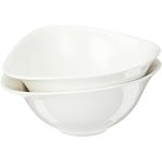 Reduzierte Weiße Villeroy & Boch Vapiano Ovale Suppenteller 17 cm aus Keramik mikrowellengeeignet 2-teilig 