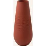 Rote Villeroy & Boch Manufacture Collier Vasen & Blumenvasen matt aus Keramik 
