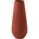 Dunkelrote Moderne Villeroy & Boch Manufacture Collier Vasen & Blumenvasen Matte aus Keramik 