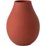 Rote 20 cm Villeroy & Boch Vasen & Blumenvasen 20 cm aus Porzellan 