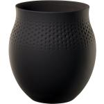 Schwarze Villeroy & Boch Manufacture Collier Vasen & Blumenvasen aus Porzellan 