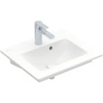 Graue Villeroy & Boch CeramicPlus Rechteckige Handwaschbecken & Gäste-WC-Waschtische matt aus Keramik mit Hahnloch 