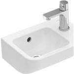 Weiße Villeroy & Boch Architectura Rechteckige Handwaschbecken & Gäste-WC-Waschtische glänzend aus Keramik 