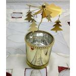 Goldene Villeroy & Boch Kerzengläser aus Glas 