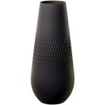 Reduzierte Schwarze 26 cm Villeroy & Boch Manufacture Collier Große Vasen 26 cm matt aus Keramik 