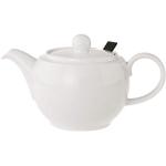 Reduzierte Weiße Minimalistische Villeroy & Boch For Me Teekannen 450 ml glänzend aus Porzellan 