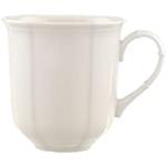 Reduzierte Weiße Villeroy & Boch Manoir Kaffeebecher 300 ml aus Porzellan mikrowellengeeignet 
