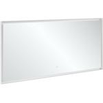 Weiße Villeroy & Boch Subway 3.0 Badspiegel & Badezimmerspiegel aus Aluminium LED beleuchtet 