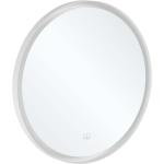 Weiße Villeroy & Boch Subway 3.0 Runde Badspiegel & Badezimmerspiegel aus Aluminium LED beleuchtet 