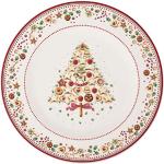 Villeroy und Boch Winter Bakery Delight Platzteller, dekorativer Servierteller aus Premium Porzellan, rot/bunt, 32 cm