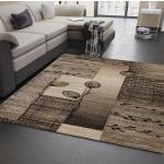 Braune Blumenmuster VIMODA Homestyle Design-Teppiche aus Textil 