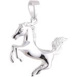 Nickelfreie Silberne Vinani Tieranhänger mit Pferdemotiv glänzend aus Silber für Damen 