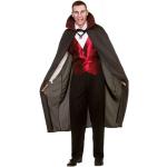 Vincento Vampir Kostüm für Herren - schwarz/weiß/rot