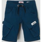 Petrolfarbene Vingino Cargo Shorts für Kinder & kurze Cargohosen für Kinder aus Baumwolle für Jungen Größe 170 