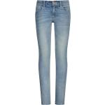Reduzierte Hellblaue Vingino Slim Jeans für Kinder mit Reißverschluss aus Baumwolle für Mädchen Größe 152 