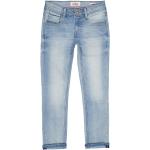 Reduzierte Hellblaue Vingino Skinny Jeans für Kinder mit Reißverschluss für Jungen Größe 170 