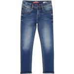 Blaue Vingino Skinny Jeans für Kinder mit Reißverschluss aus Denim für Jungen Größe 170 