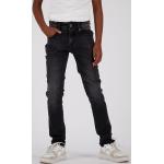 Reduzierte Schwarze Vingino Skinny Jeans für Kinder mit Reißverschluss aus Baumwolle für Jungen Größe 164 