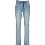 Reduzierte Hellblaue Vingino Slim Jeans für Kinder mit Reißverschluss aus Baumwolle für Jungen Größe 158 