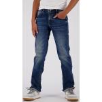 Reduzierte Blaue Vingino 5-Pocket Jeans für Kinder mit Reißverschluss aus Denim für Jungen Größe 116 