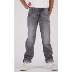 Reduzierte Graue Vingino 5-Pocket Jeans für Kinder mit Reißverschluss aus Baumwolle für Jungen Größe 116 