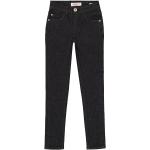 Reduzierte Schwarze Vingino Skinny Jeans für Kinder mit Reißverschluss aus Leder für Mädchen Größe 164 
