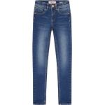 Reduzierte Dunkelblaue Vingino Skinny Jeans für Kinder mit Reißverschluss aus Baumwolle für Mädchen Größe 146 