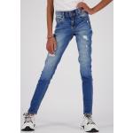 Reduzierte Blaue Vingino Skinny Jeans für Kinder mit Reißverschluss aus Baumwolle für Mädchen Größe 140 