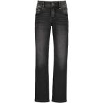 Reduzierte Schwarze Vingino 5-Pocket Jeans für Kinder mit Reißverschluss aus Denim für Jungen Größe 158 