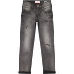 Reduzierte Schwarze Vingino Skinny Jeans für Kinder mit Reißverschluss aus Baumwolle für Jungen Größe 158 