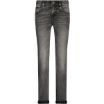 Reduzierte Schwarze Vingino Slim Jeans für Kinder mit Reißverschluss aus Denim für Jungen Größe 134 