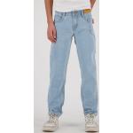 Reduzierte Hellblaue Vingino 5-Pocket Jeans für Kinder mit Reißverschluss aus Baumwolle für Jungen Größe 116 