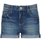 Reduzierte Blaue Vingino Jeans Shorts für Kinder mit Reißverschluss aus Denim für Mädchen Größe 128 