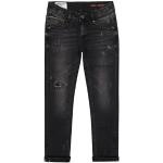 Schwarze Vintage Vingino Skinny Jeans für Kinder aus Denim für Jungen Größe 164 