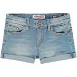 Indigofarbene Vintage Vingino Jeans Shorts für Kinder aus Baumwolle für Mädchen Größe 164 