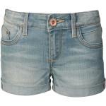 Indigofarbene Vingino Jeans Shorts für Kinder aus Denim für Mädchen Größe 110 für den für den Sommer 