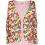 Reduzierte Pinke Blumenmuster Vingino V-Ausschnitt Kinderwesten aus Polyester für Mädchen Größe 116 