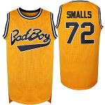vinking BadBoy #72 Biggie Smalls Movie Notorious Big 90s Hip Hop Kleidung für Party Herren Basketball Jersey - Gelb - 3X-Groß