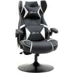 Schwarze Gaming Stühle & Gaming Chairs aus Kunstleder 