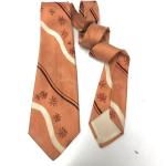 Vintage 30-40Er Pink Atomic Schneeflocke Seide Halskette Weihnachten Rockabilly Swing Krawatte
