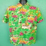 Rosa Vintage Hawaiihemden für Herren Größe M 