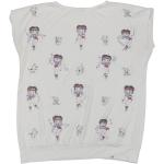 Weiße Vintage Betty Boop Print-Shirts 