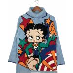 Vintage 90Er Jahre Betty Boop Strick Kleidung Voll Gedruckt Pullover Größe Medium