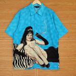 Vintage Audrey Hepburn Hawaiihemden für Herren Größe L 