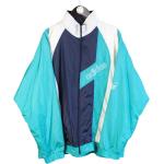 Vintage Adidas Originals Herren Trainingsjacke Größe Xl Light Wear Retro 90Er Jahre Unisex Blau Multicolor Streetwear Kleidung Sportlich Klassisch