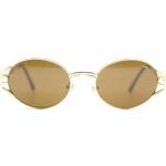 Vintage Castellani Mod SUSY gold rund Sonnenbrille sunglasses Brille NOS