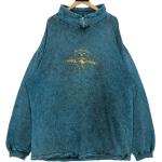 Türkise Oversize Herrensweatshirts mit Australien-Motiv Größe 3 XL 