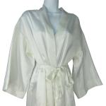 Weiße Vintage Damenkimonos aus Polyester Größe L für die Braut 
