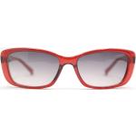 Rote Eschenbach Ovale Kunststoffsonnenbrillen für Damen 