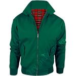 Grüne Karo Vintage Harrington-Jacken für Herren Größe 5 XL Große Größen 